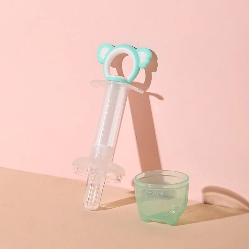 Baby Medicine Feeder Needle Feeder – BPA-Free Food Grade Squeeze Dropper Dispenser | Anti-Choke Pacifier Style Medicine Dropper for Infants & Toddlers (3M+)