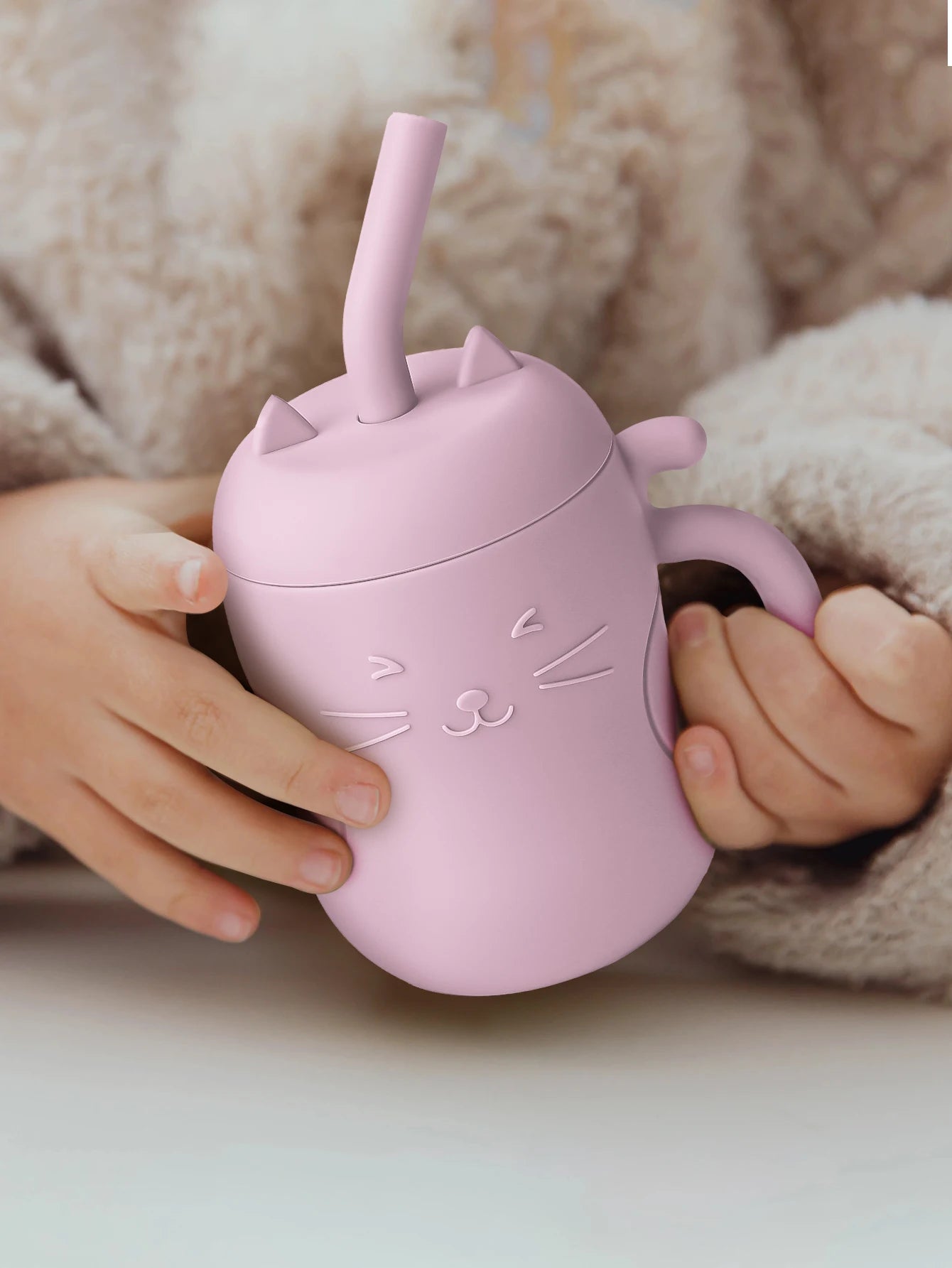 1pcs Baby Silicone Straw Cup – 150ml BPA-Free Leakproof Training Sippy Cup, Portable Snack & Drink Container for Kids