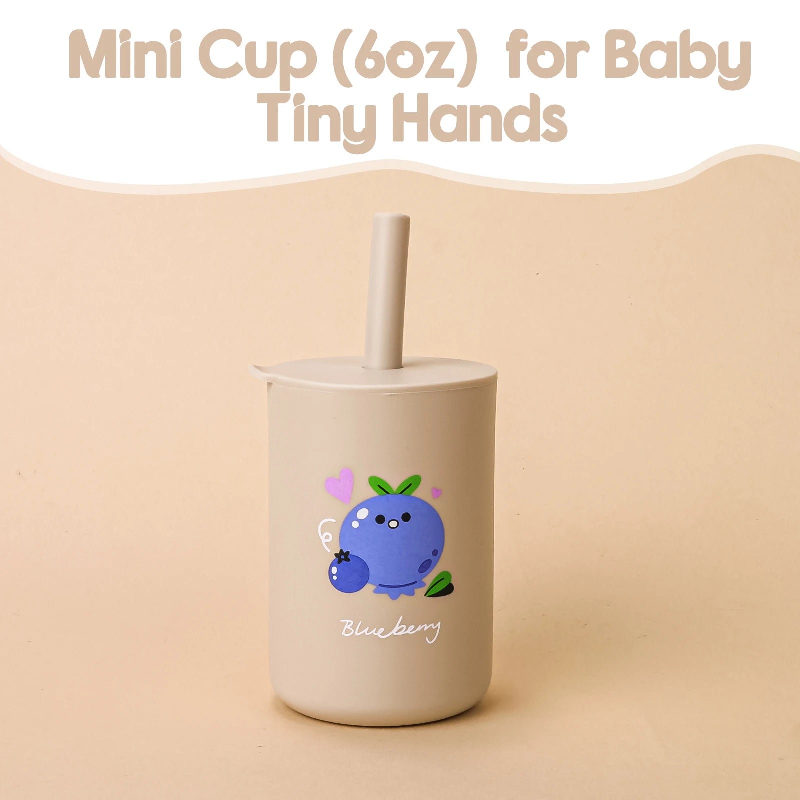 Baby Silicone Training Straw Cup – 150ml Leakproof Toddler Sippy Cup, BPA Free Cartoon Learning Water Bottle