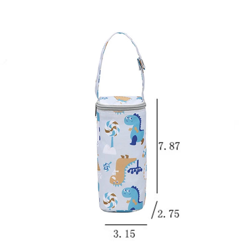 Portable Baby Bottle Thermal Bag – Waterproof Insulated Feeding Cup Holder | Travel-Friendly Food & Milk Warmer Pouch