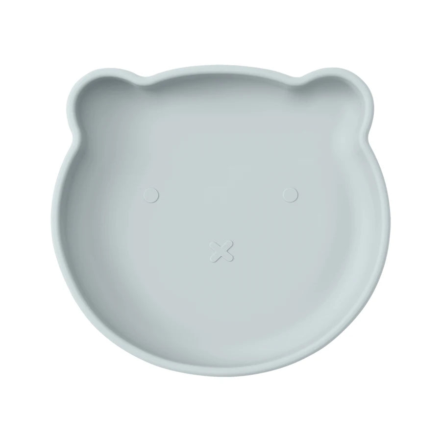1PC Silicone Baby Plate – Cute Cartoon Bear Shape Suction Plate | BPA-Free Baby Feeding Dish for Self-Feeding & Food Storage
