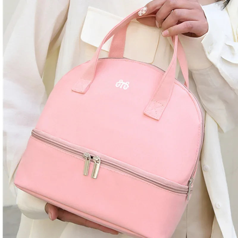 Double-Layer Breast Milk Cooler Bag – Portable Insulated Maternity Storage Bag for Pumping & Fresh Preservation