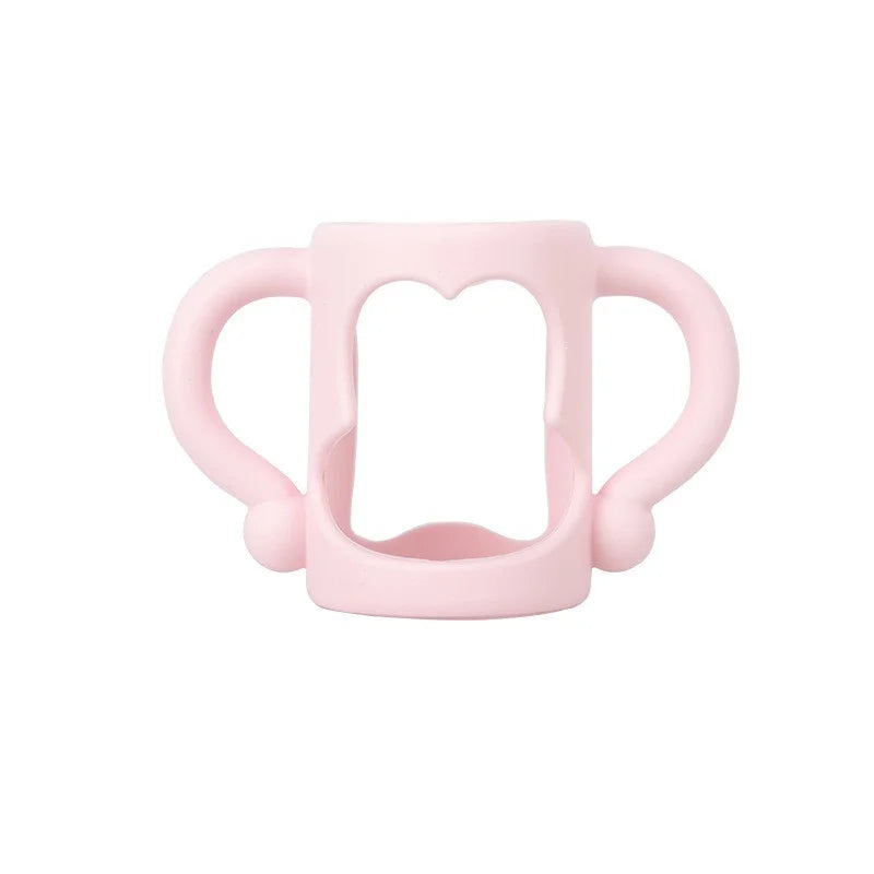 Universal Silicone Baby Bottle Handle – Easy Grip Holder for Narrow Bottles | BPA-Free, Soft & Durable Feeding Accessory
