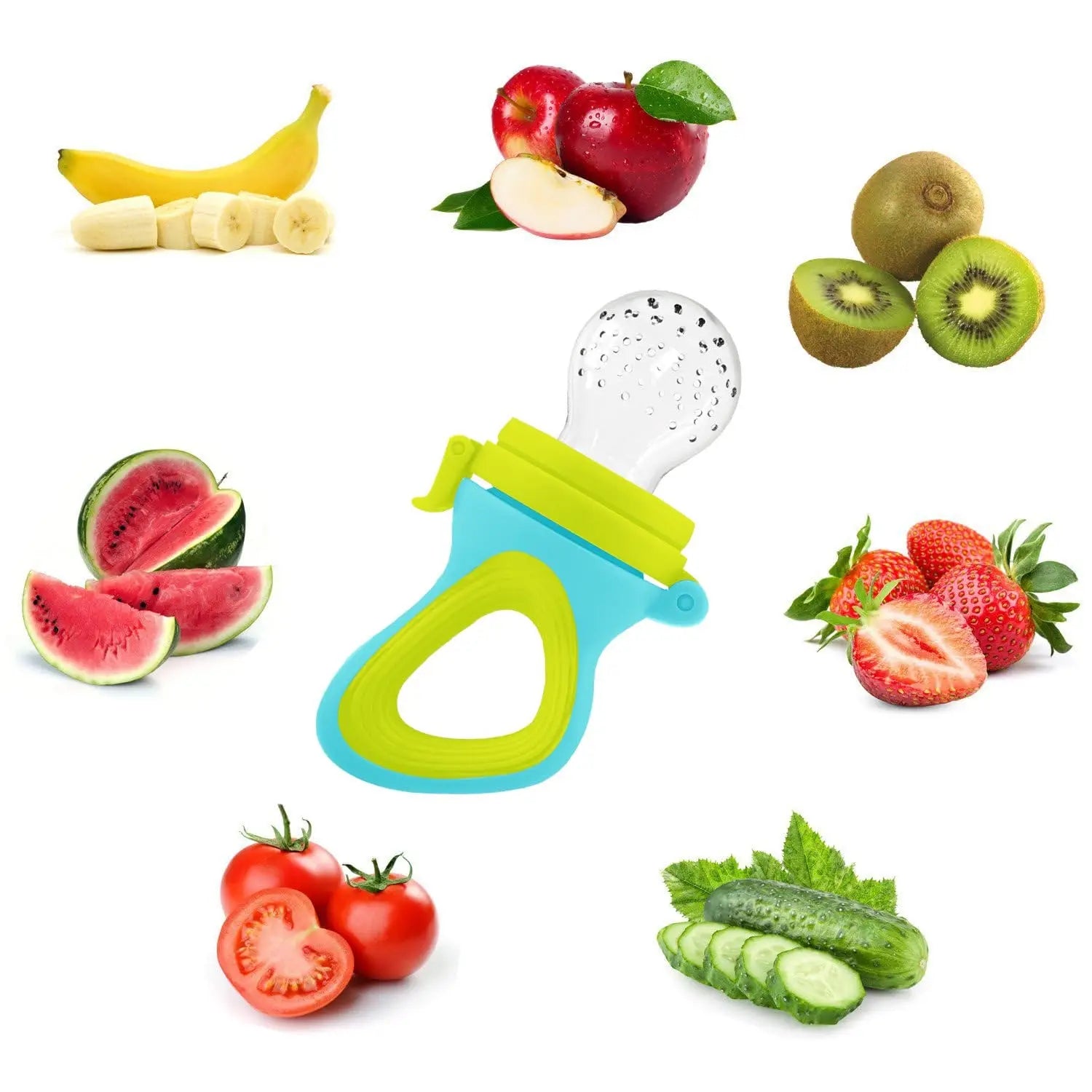 Silicone Baby Squeeze Feeding Bottle with Spoon – Infant Rice Cereal & Puree Feeder | BPA-Free Food Supplement Training Bottle (0–2Y)