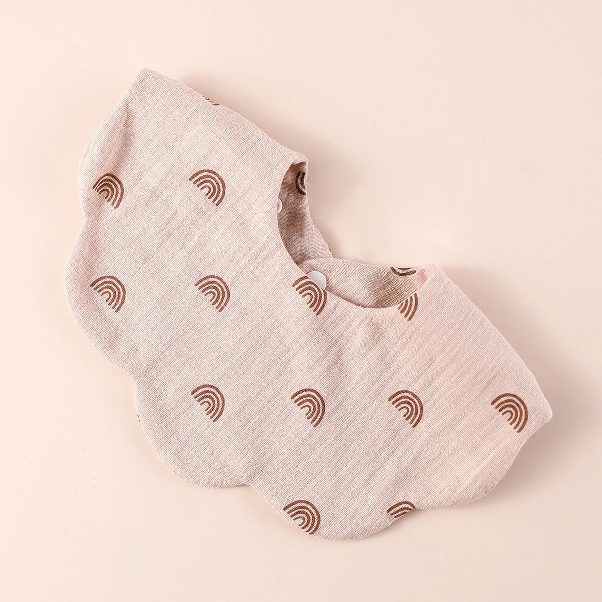 1pc Cotton Baby Bib – Soft Absorbent Bandana Bib & Burp Cloth | Solid Color Feeding & Drool Towel for Newborns (Unisex 0–1Y)