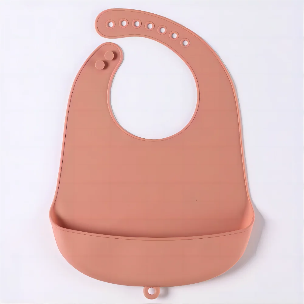 Food-Grade Silicone Baby Bibs – Waterproof, Easy-to-Clean Feeding & Drool Towels | BPA-Free, Adjustable Soft Bibs for Infants & Toddlers
