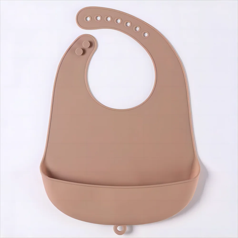 Food-Grade Silicone Baby Bibs – Waterproof, Easy-to-Clean Feeding & Drool Towels | BPA-Free, Adjustable Soft Bibs for Infants & Toddlers