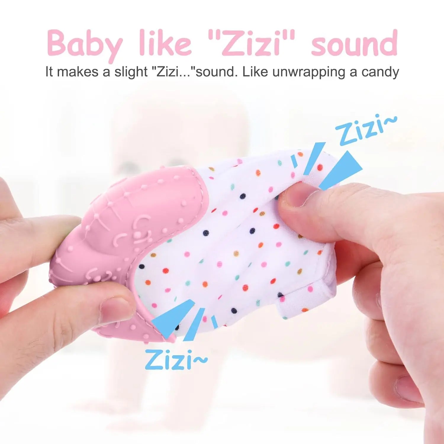 Food-Grade Silicone Baby Teething Glove – Anti-Scratch Mitten | Pain Relief Teether Toy for Infants & Toddlers
