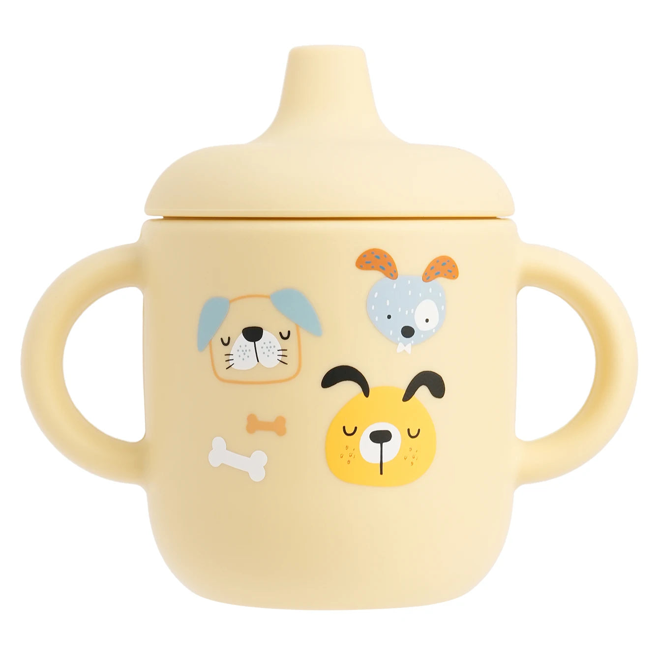 Cartoon Silicone Baby Feeding Cup – BPA Free Leakproof Training Cup with Handles | Travel-Friendly & Dishwasher Safe Baby Drinkware