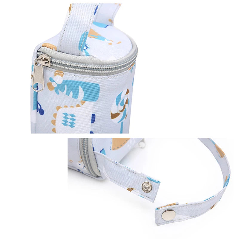 Portable Baby Bottle Thermal Bag – Waterproof Insulated Feeding Cup Holder | Travel-Friendly Food & Milk Warmer Pouch