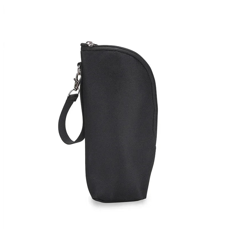 Baby Bottle Warmer Bag – Waterproof Insulated Feeding Bottle Holder with Stroller Hook | Portable Milk & Drink Storage Pouch (0–36M)