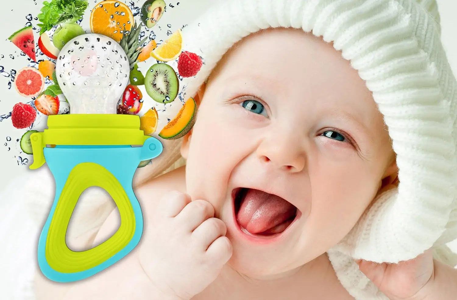Silicone Baby Squeeze Feeding Bottle with Spoon – Infant Rice Cereal & Puree Feeder | BPA-Free Food Supplement Training Bottle (0–2Y)