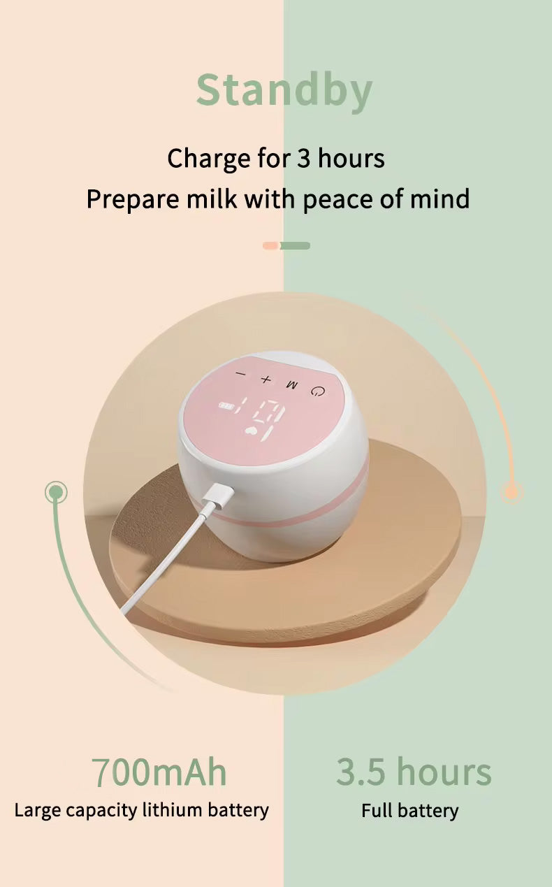 Dr.Isla MB6 Electric Breast Pump – Portable USB Rechargeable Milk Pump with Massage & Suction Modes, 100ml Bottle Included