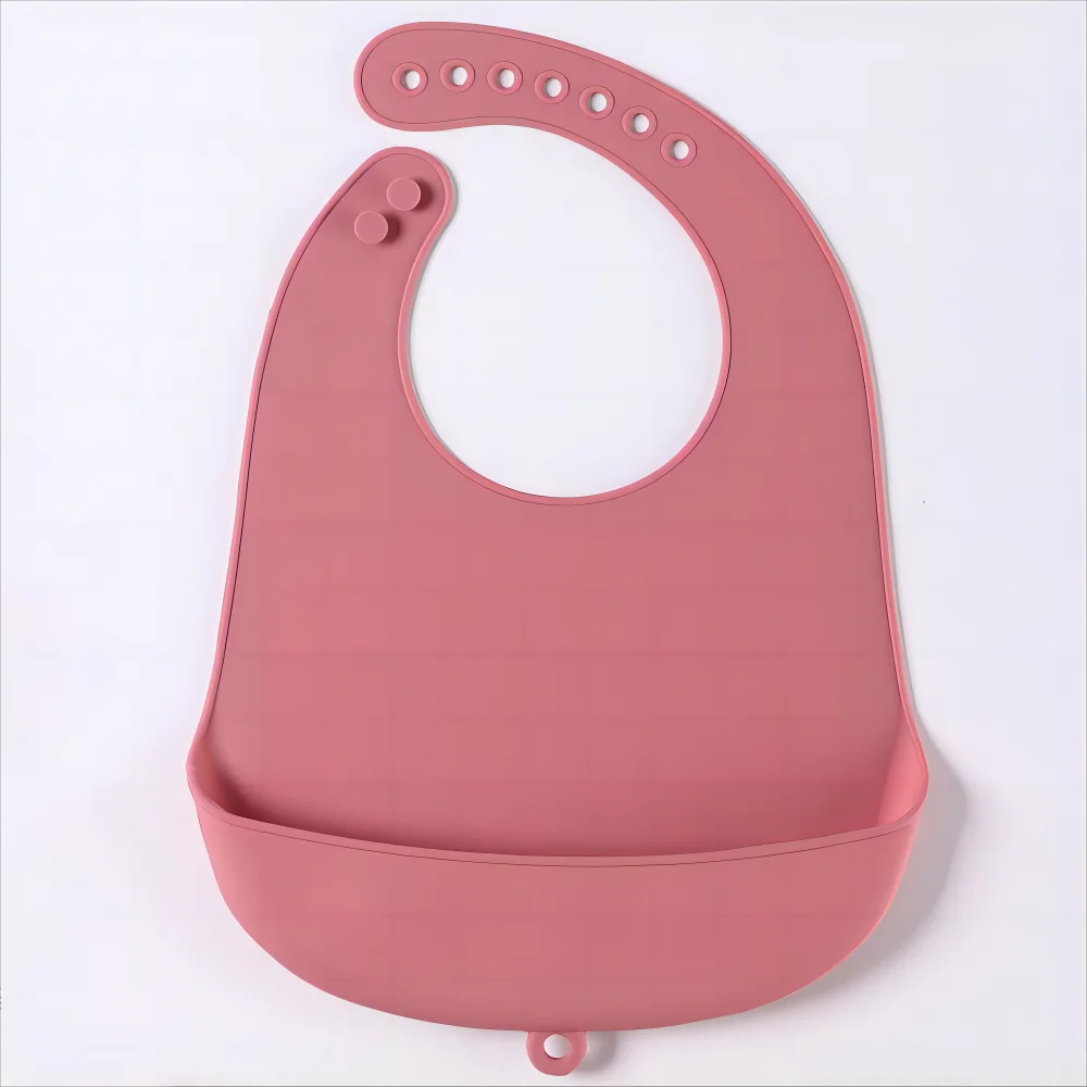 Food-Grade Silicone Baby Bibs – Waterproof, Easy-to-Clean Feeding & Drool Towels | BPA-Free, Adjustable Soft Bibs for Infants & Toddlers
