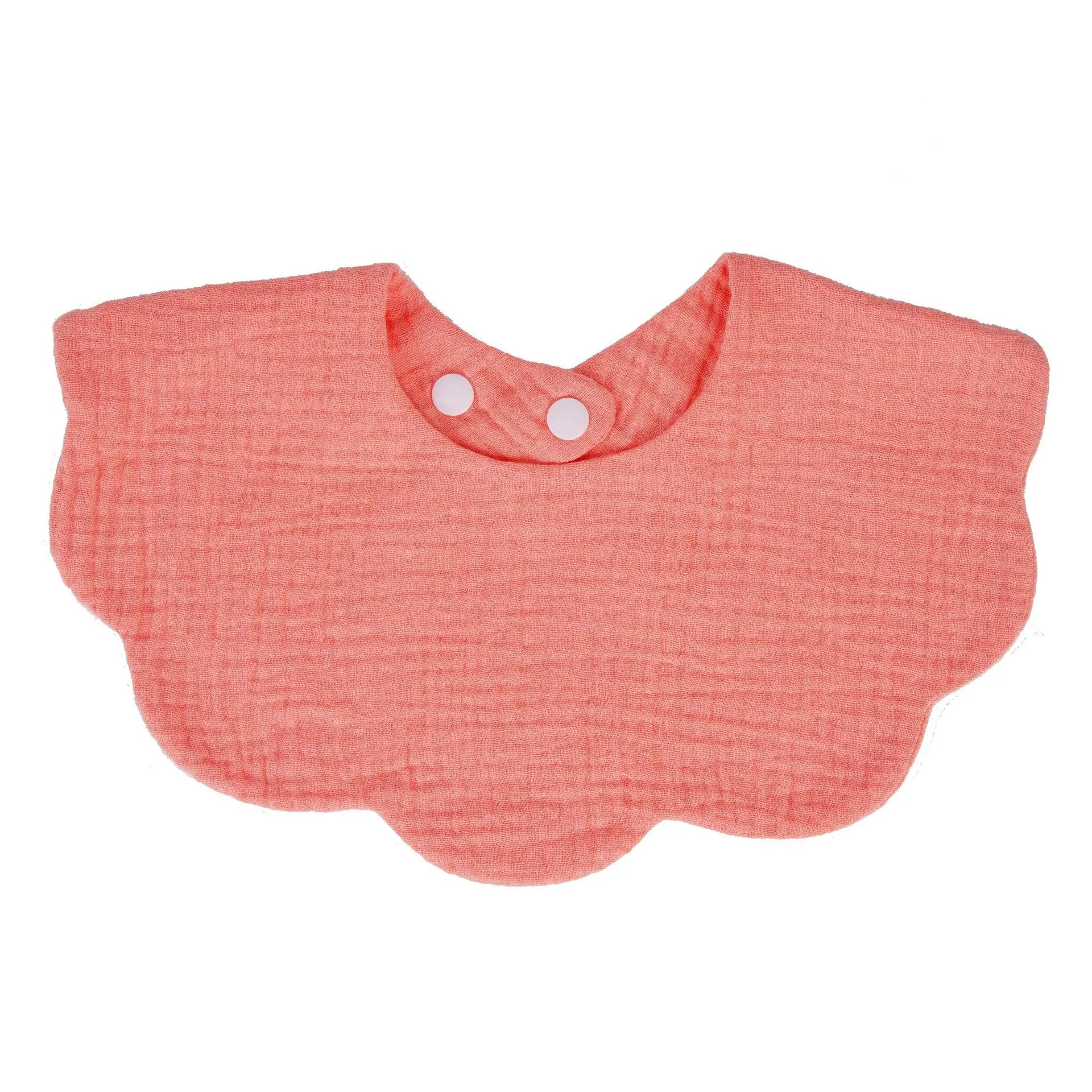 1pc Cotton Baby Bib – Soft Absorbent Bandana Bib & Burp Cloth | Solid Color Feeding & Drool Towel for Newborns (Unisex 0–1Y)