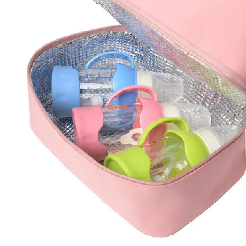 Double-Layer Breast Milk Cooler Bag – Portable Insulated Maternity Storage Bag for Pumping & Fresh Preservation