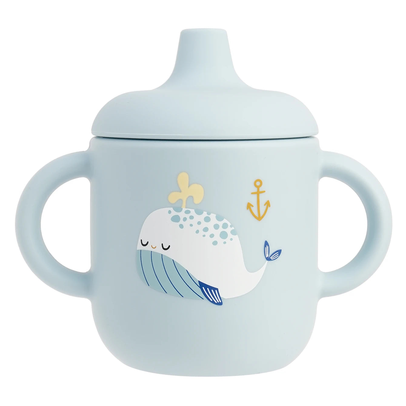 Cartoon Silicone Baby Feeding Cup – BPA Free Leakproof Training Cup with Handles | Travel-Friendly & Dishwasher Safe Baby Drinkware