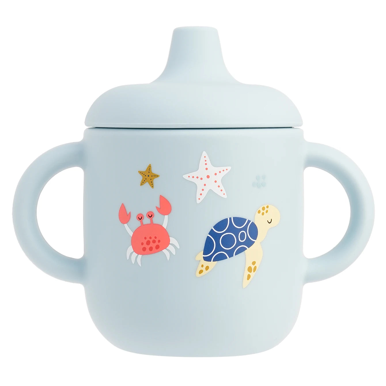 Cartoon Silicone Baby Feeding Cup – BPA Free Leakproof Training Cup with Handles | Travel-Friendly & Dishwasher Safe Baby Drinkware