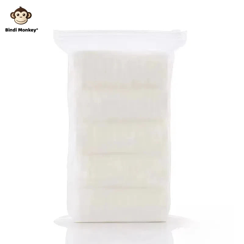 5PCS Baby Muslin Washcloths – 6-Layer Cotton Soft Towels | Absorbent Baby Face Towels, Burp Cloths & Feeding Wipes