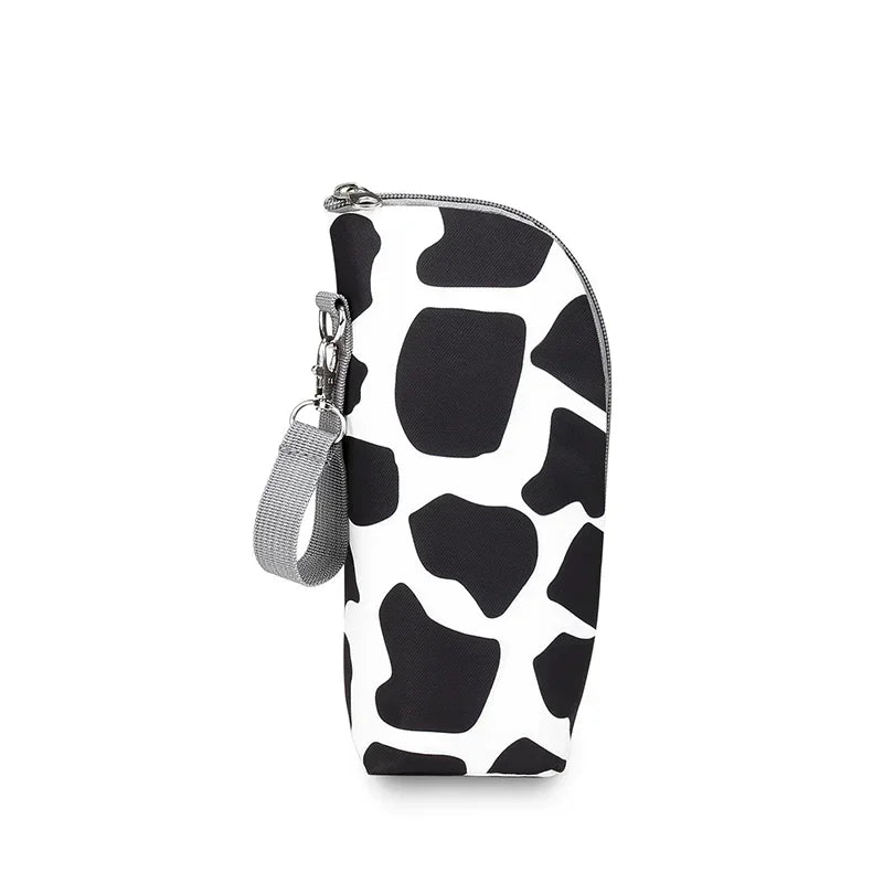 Baby Bottle Warmer Bag – Waterproof Insulated Feeding Bottle Holder with Stroller Hook | Portable Milk & Drink Storage Pouch (0–36M)